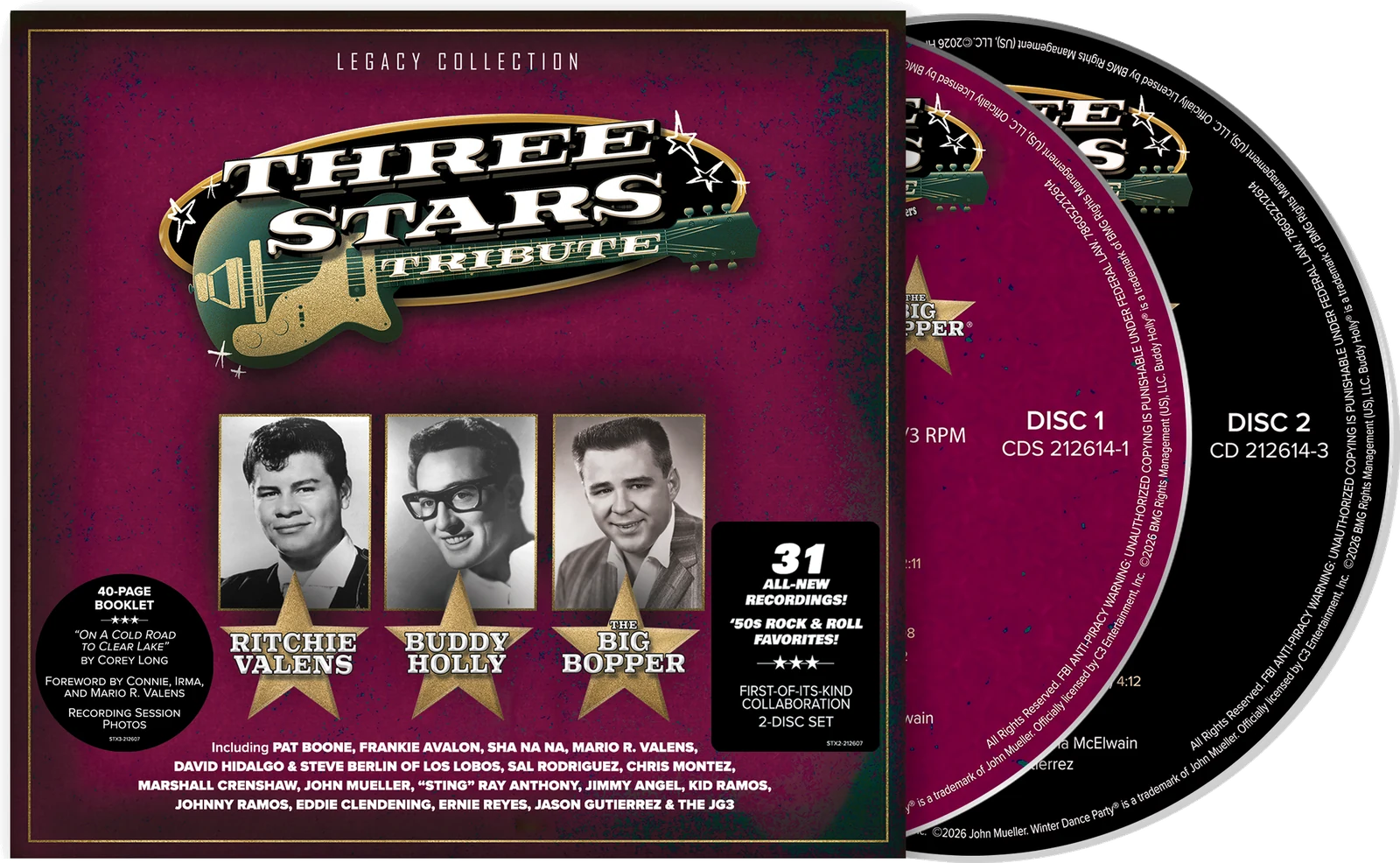Three Stars Tribute 2-CD Set