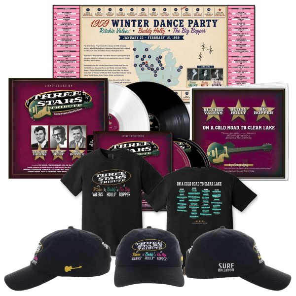 Three Stars Tribute LP and CD Bundle